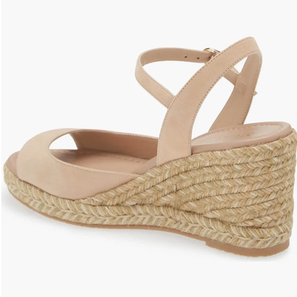🌹STUART WEITZMAN🌹 Tia Espadrille Wedge Sandal Size: 8.5B